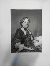 Maria Theresa - Portrait engraving - 1876 - Duyckinck Int'l Gallerie