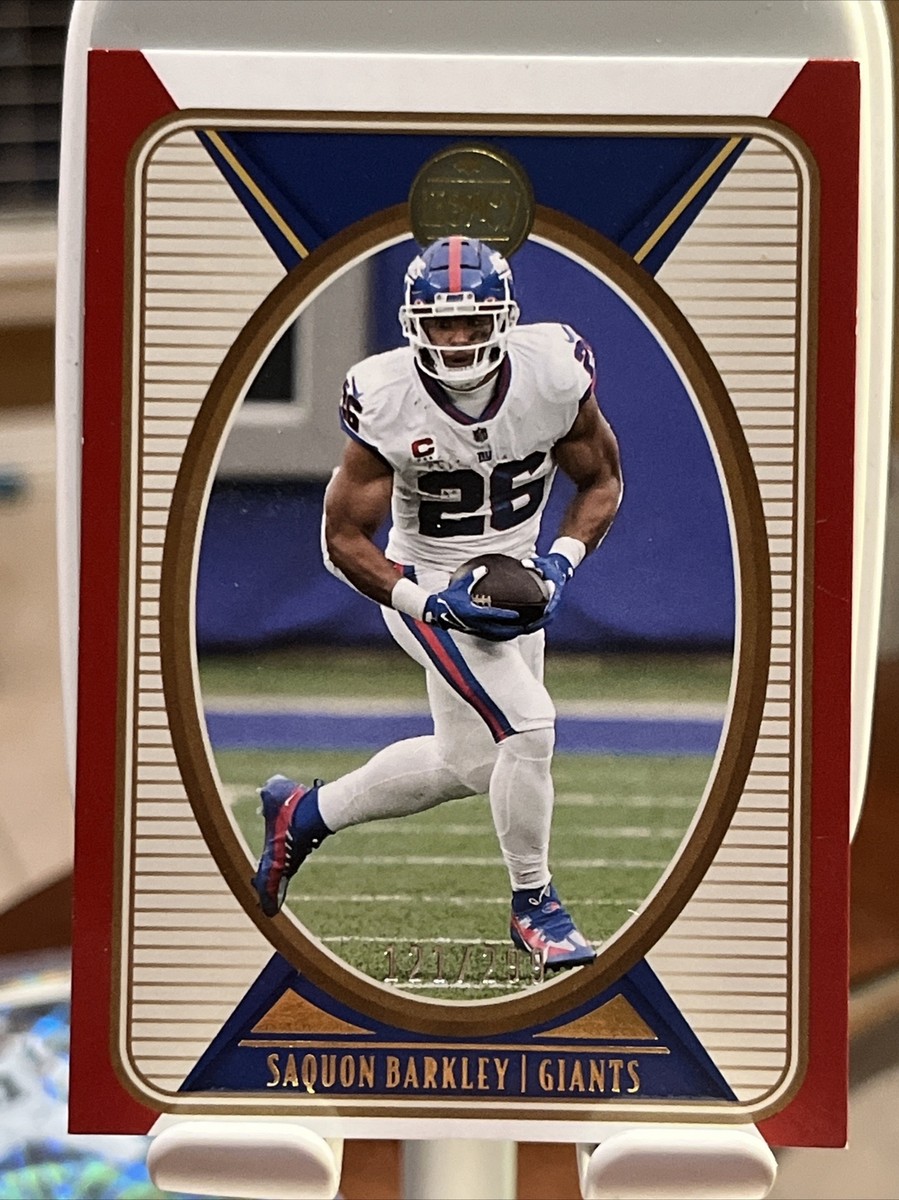 Saquon Barkley New York Giants 2022 Panini Legacy Red #'d /299 #73