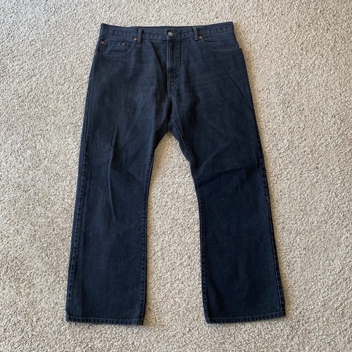 Levi's 517 Bootcut Jeans 38x30 Black 