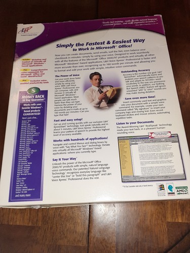 VoiceXpress Professional Version 5 by L&H for Windows ~ 2000 ~ New/Unopened - Picture 4 of 4