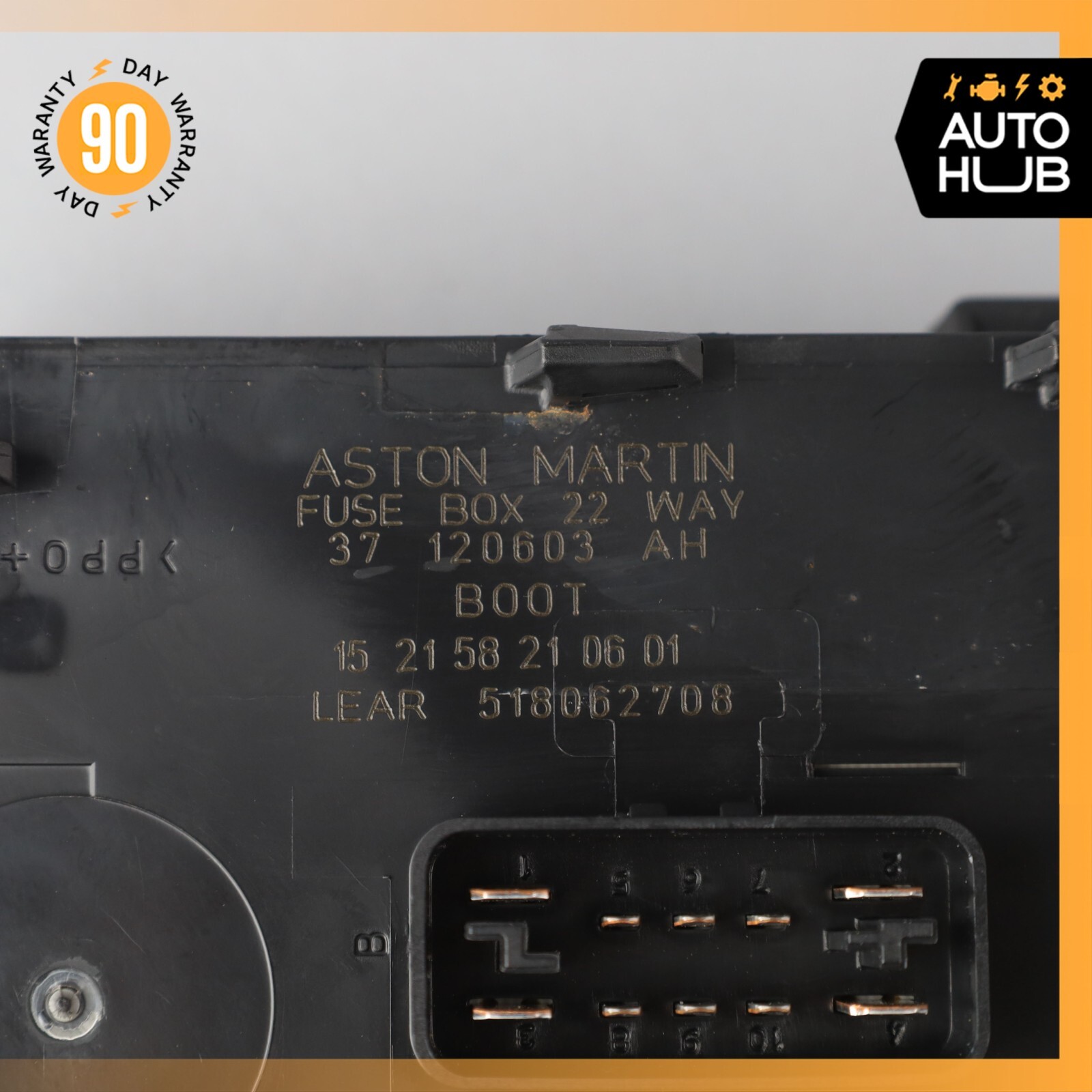 00-04 Aston Martin DB7 Vantage Rear Trunk Fuse Box Relay Junction OEM 23k MILES