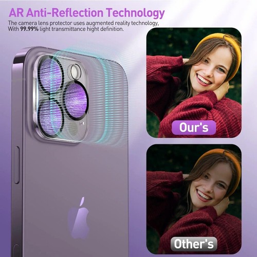 Kamera Linse für iPhone 17 16e 16 15 14 13 12 Pro Max Hartglas Schutzglas - Bild 11 von 12