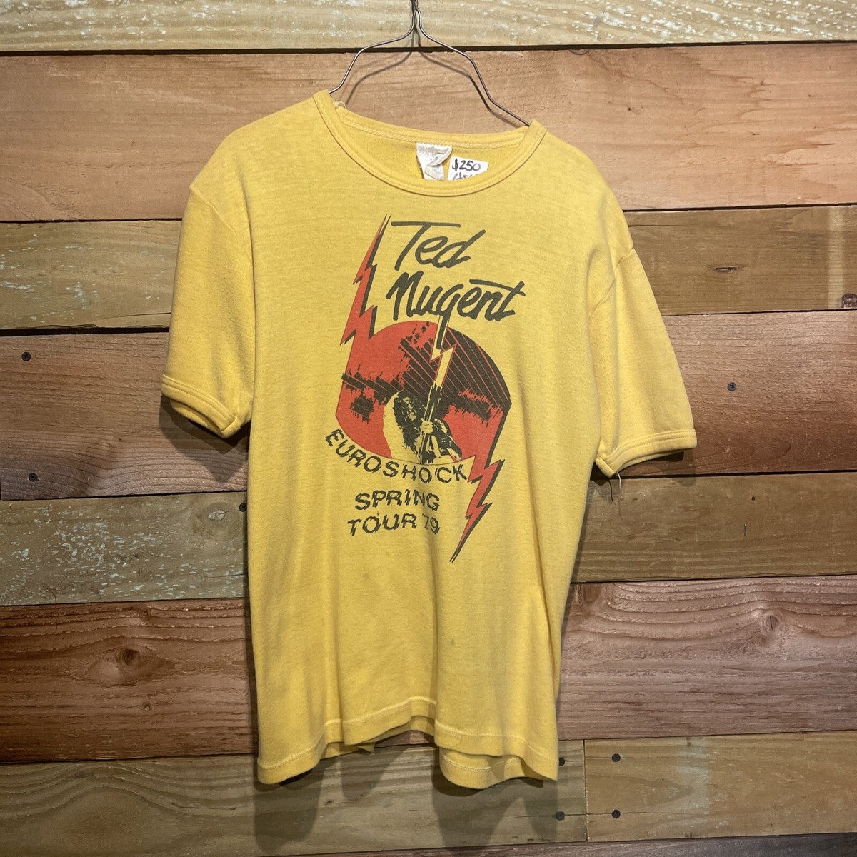Authentic ORIGINAL 79 Ted Nugent Euroshock Spring Tour Shirt | eBay