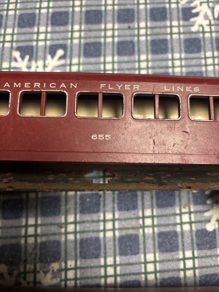 American Flyer 655 651 655 Vintage S Gauge New Haven Passenger Cars Parts