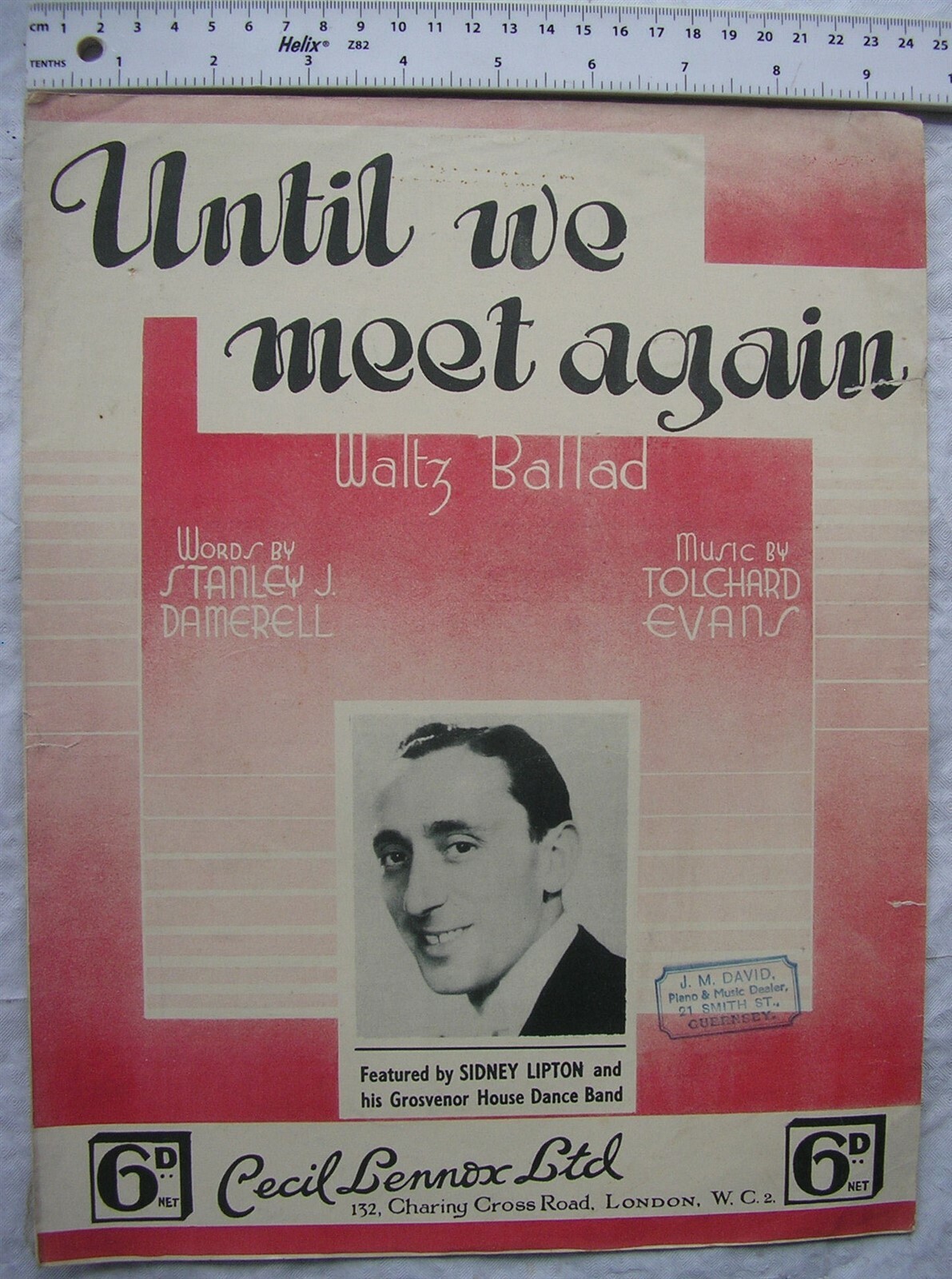 1939 Until We Meet Again by Sidney Lipton