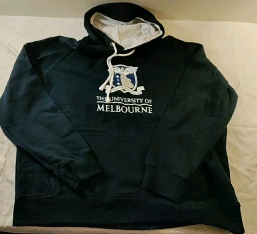 Women The University of Melbourne Postera Crescamlaude Logo Print Hoodie 16 MINT