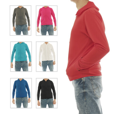 Herren Sweatjacke Fitness Sportpullover Kapuze Reißverschluss 7390