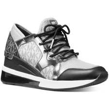 michael kors liv trainer sneakers oxblood