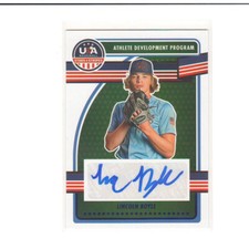 2023 Panini Stars & Stripes USA Baseball Auto #ADPS-LB Lincoln Boyle
