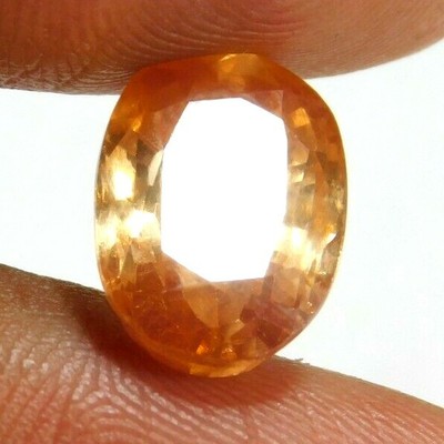 NATURAL 10.65 cts OVAL CUT PADPARASHA SAPPHIRE LOOSE GEMSTONE NR3229 | eBay