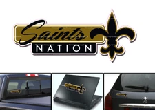 New Orleans Saints Sticker Decal Nation Car Truck Window Wall Laptop Body Bumper