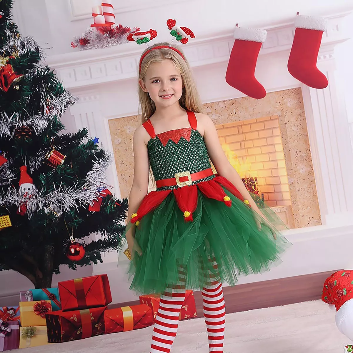 Girls christmas hotsell dress up