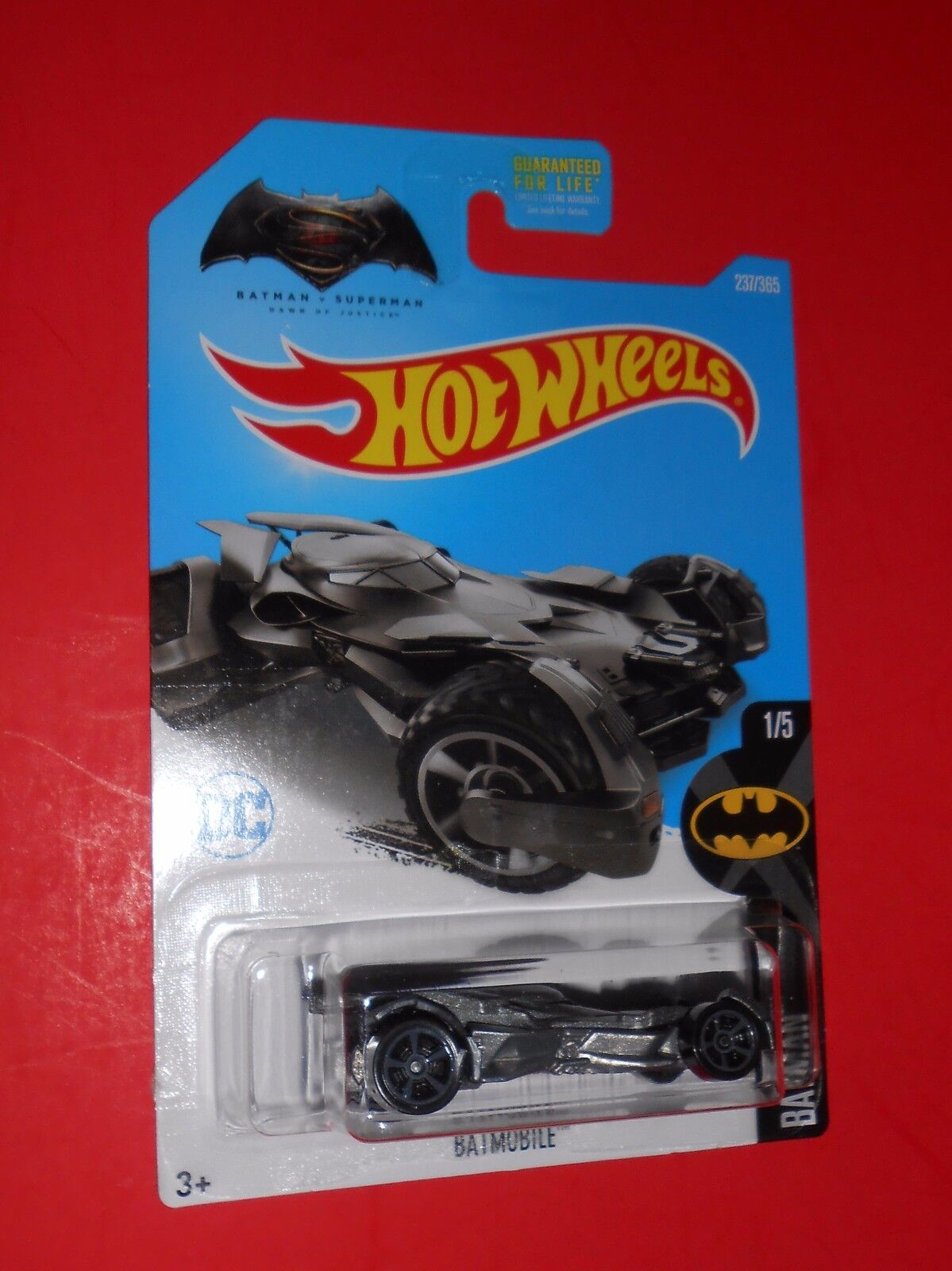 Carrinho Hot Wheels Pack Cartela C/ 5 - Edição Batman Mattel