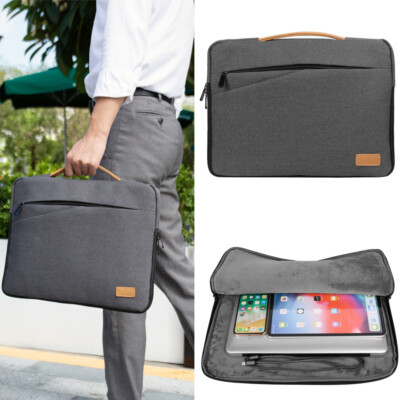 Gray Nylon Soft Laptop Protective Case For 13'' iPad Pro 12.9 / Macbook Pro 13