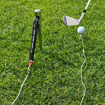 Golf Abschlagtrainer Schwungtrainer tragbar Back-Ball Training tool Outdoor