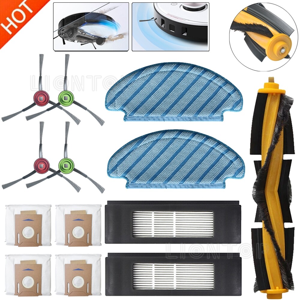 Ecovacs Deebot Brush Filter Mop Cloth Kit for T9 T8 AIVI N8Pro Vacuum  