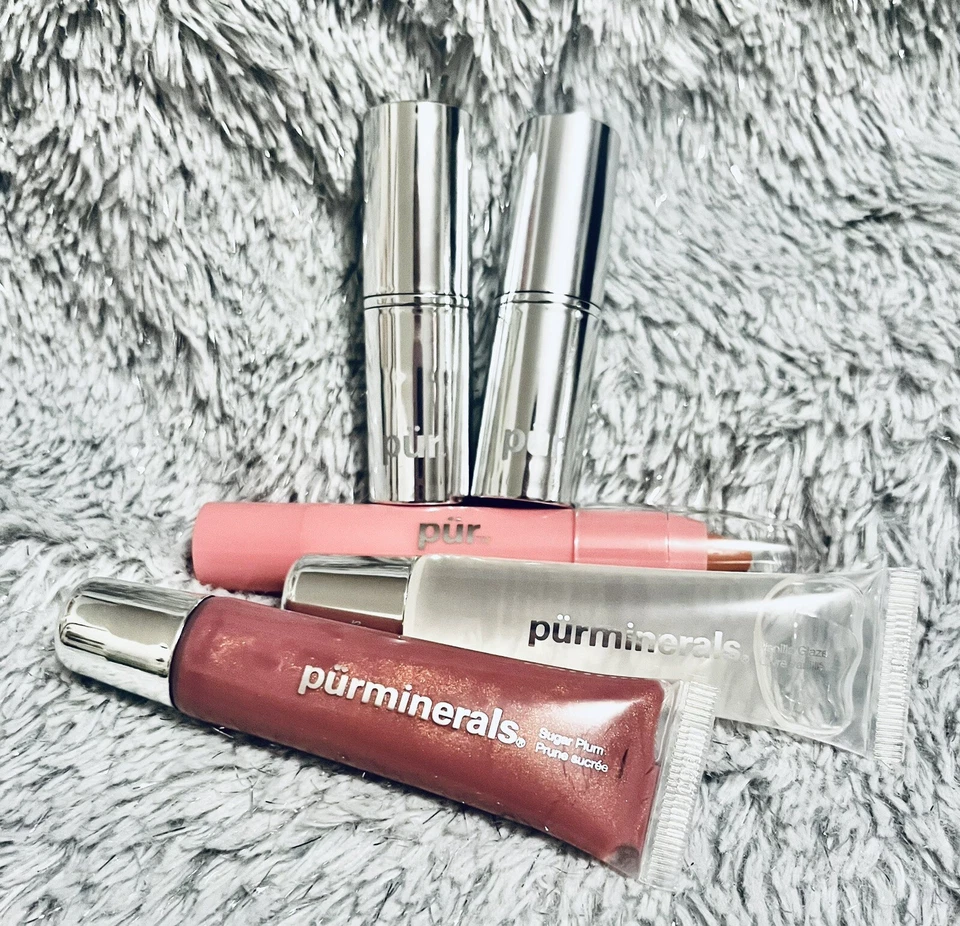 Pur Minerals Lip Gloss(2)/Lipstick(2)/Lip Gloss Stick(1) ~ NEW - Image 4 of 4