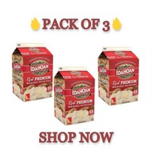 3PK Idahoan Mashed Potatoes Easy Instant Tasty Homemade Food Bulk Box 3x3.25Lb