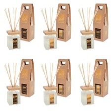 Bamboo Eco Friendly Fragrance Diffuser 80ml With 8 Rattan Reeds - Various Scents