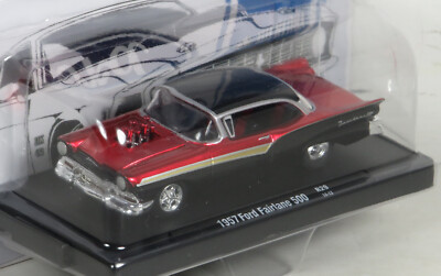 M2 Machines Auto Drivers 1957 Ford Fairlane 500 R29 14-13 Red
