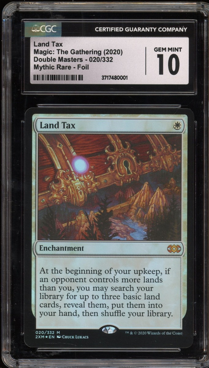 Magic the Gathering MTG Land Tax Double Masters Mythic Rare Foul