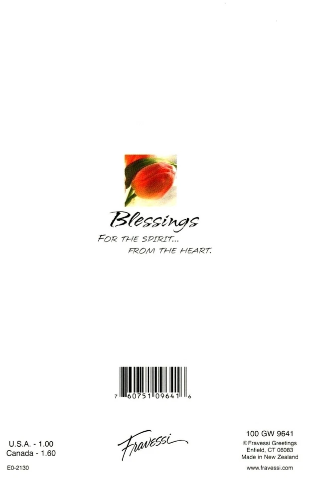 Get Well Feel Better Soon Cheerful Red Tulips Tulip Greeting Card - Image 3 of 3