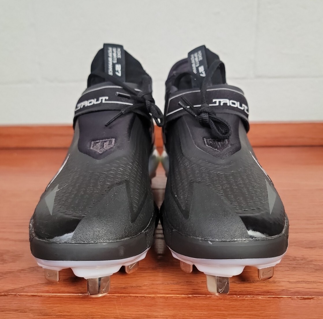 Size 8.5 - Nike Force Zoom Trout 8 Elite Black White Volt for sale