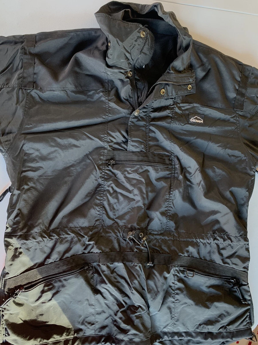 Vintage Gelande Anorack Black Pullover Jacket Coat No Hood Lrg Mens Oxford  Tech | eBay