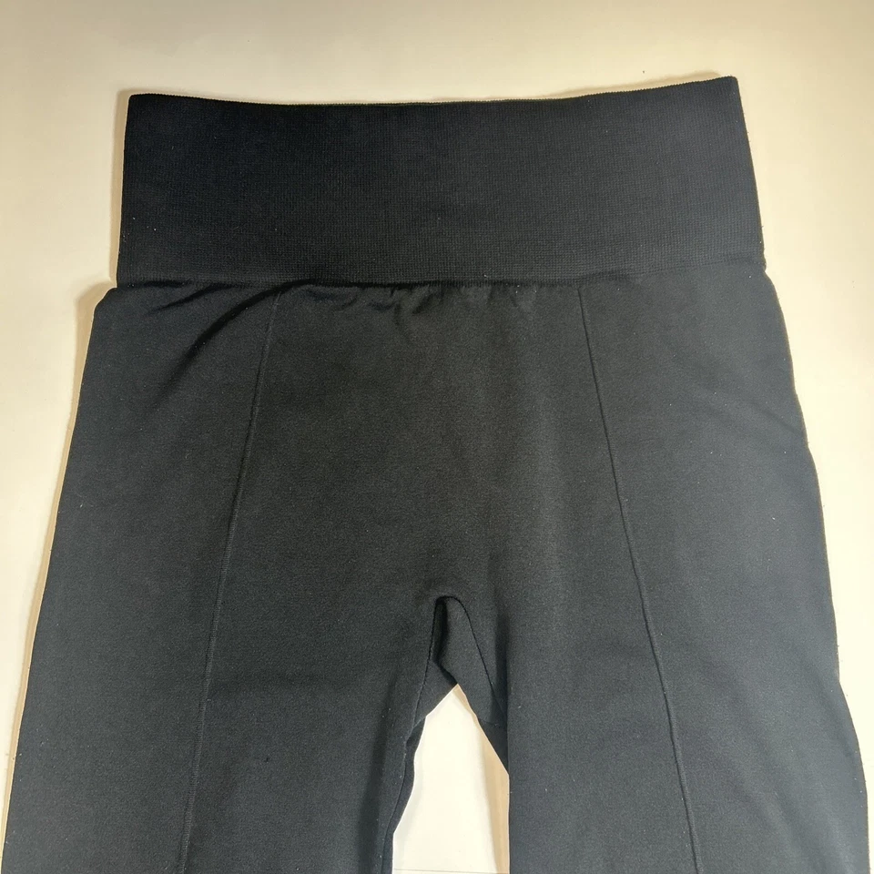 Leggings Derek Heart suaves negros aislantes para mujer talla pequeña/mediana 26w X 27 IS Foto 4 de 4