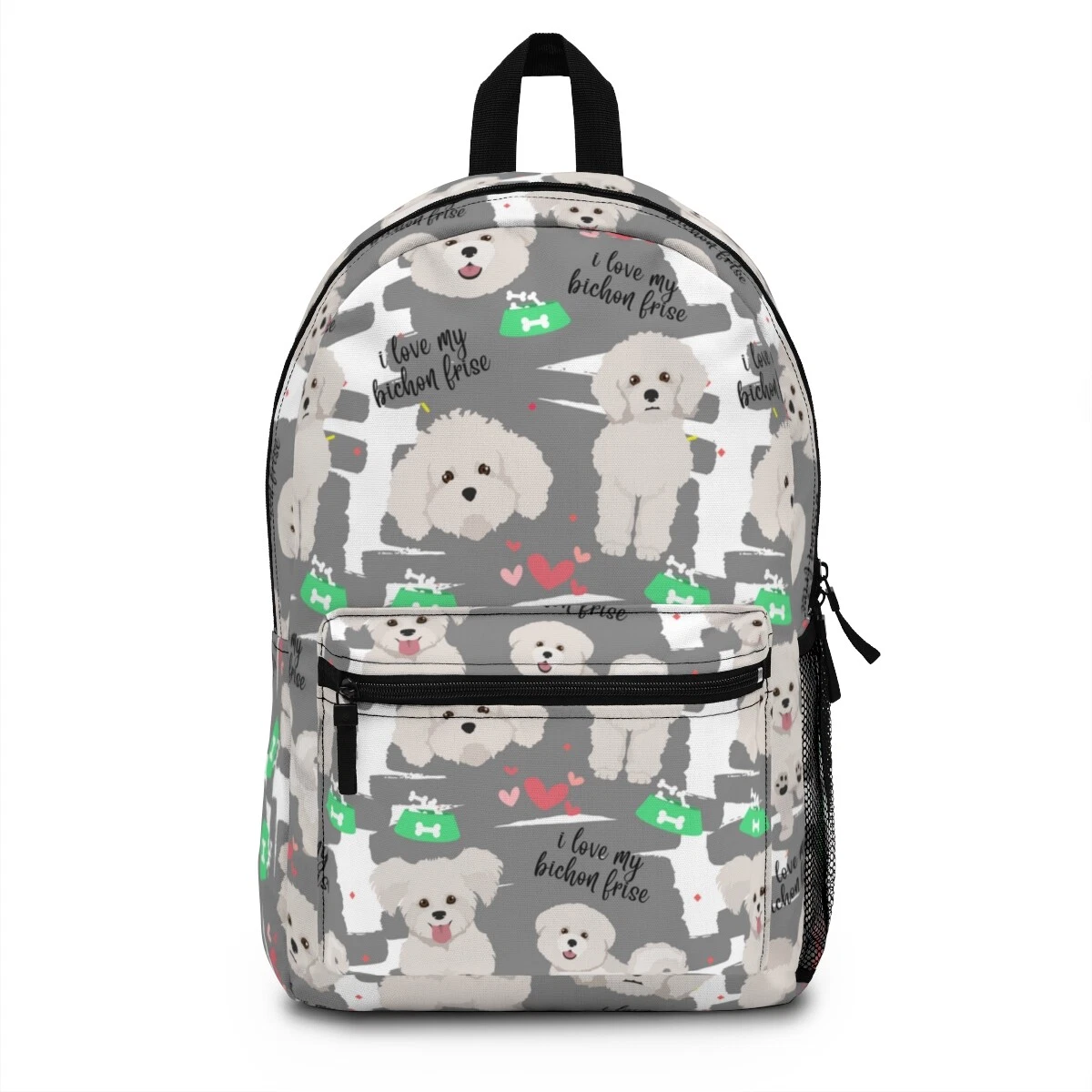 Bichon Frise Backpack, Backpack for Kids, School Bag