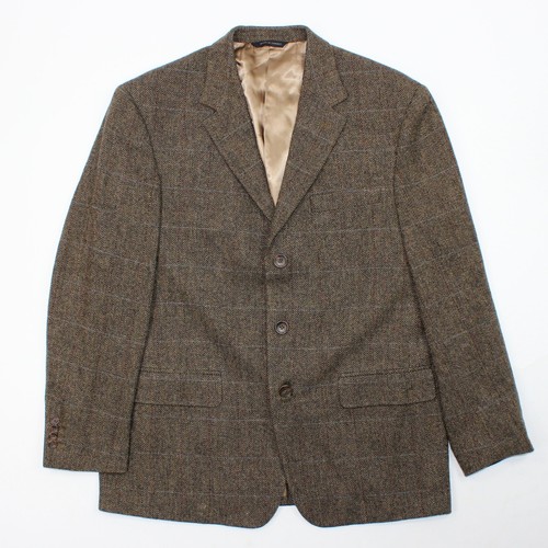 Banana Republic Mens Blazer Sport Coat Casual Button Jacket Size 40S Tweed Suit - 第 1/10 張圖片