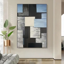 Decorative Canvas Painting 100% Handmade Abstract Paintings Acrylic Oil