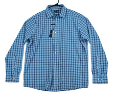 Peter Millar Crown Crafted Shirt Men's XL Flex Finish Tailored Fit Plaid NWT