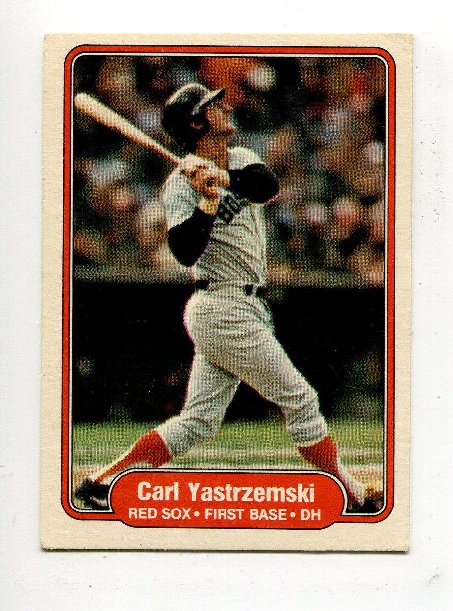 1982 Fleer #312 Carl Yastrzemski Boston Red Sox