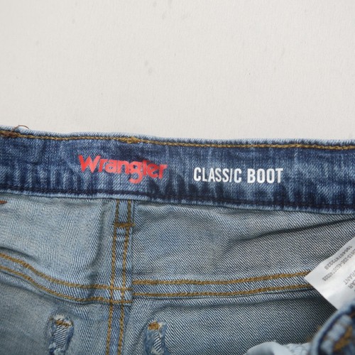 Wrangler Boys Classic Bootcut Jeans Size 14 Stretch Denim Western (26x27) - Picture 5 of 9