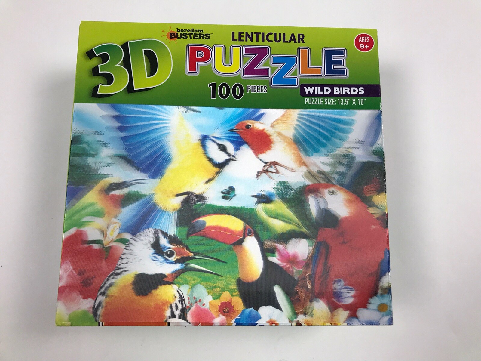 3D Lenticular Wild Birds Puzzle 100 Pcs Ages 9+. 842583040000 eBay