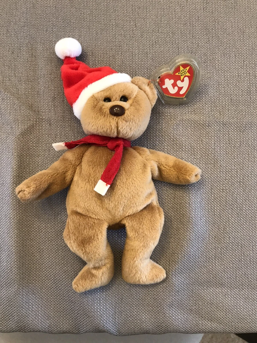 RARE 1997 Teddy Christmas Beanie Baby TAG MISTAKES TRUE COLLECTABLE