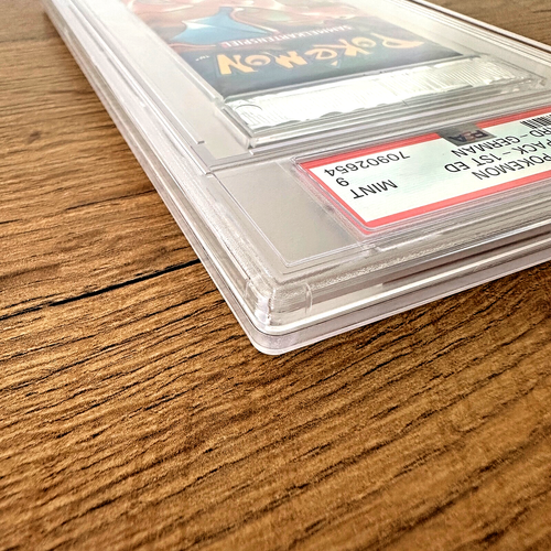 1999 Pokemon Base Set Booster 1. Edition Deutsch PSA 9 Glurak Basis 1 Generation - Bild 7 von 12