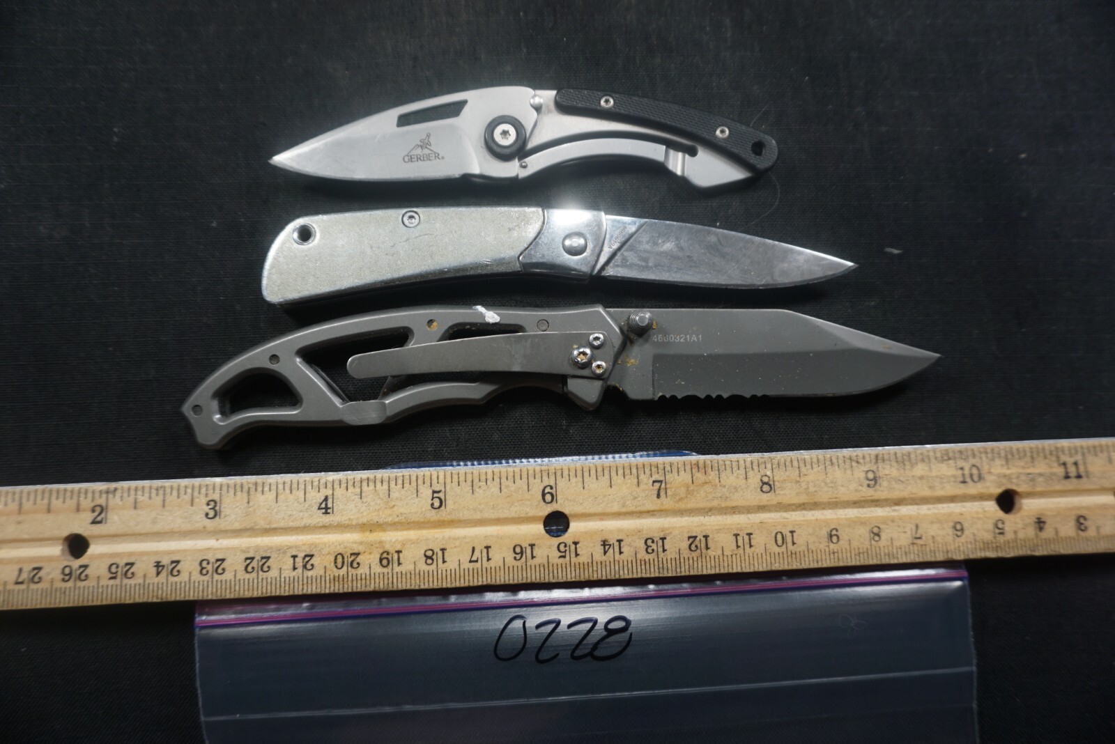 0228 Three Gerber pocket knives eBay