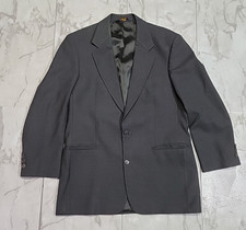 Vintage Brooks Brothers Gray Lined Wool Blend Suit Blazer Men's 38R