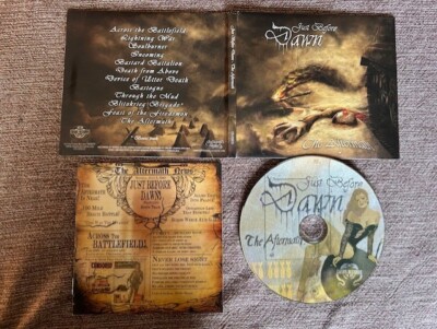 JUST BEFORE DAWN The Aftermath CD Digipack 1st Pr 2014 v1 LTD 500! Bolt Thrower