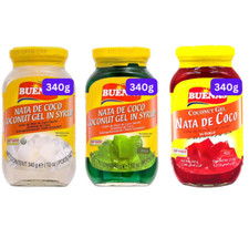 340g Jars Buenas Nata De Coco Coconut Jelly For Bubble Tea And Milk Tea