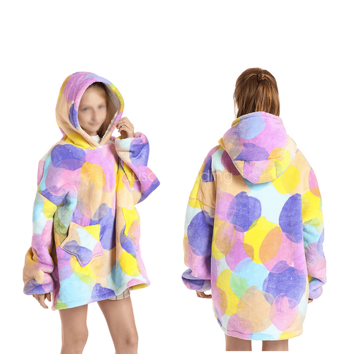 Flannel Hoodie Blanket: Snuggle Up in Soft Comfort - Picture 14 of 25