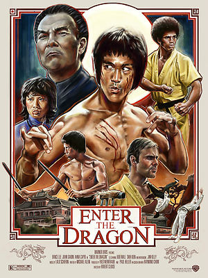 ENTER THE DRAGON BRUCE LEE POSTER 1 (SIZES-A5-A4-A3-A2-A1) +