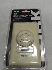 NEW Tork In-Wall Motor Operated 12 Hour Shut Down Timer - Almond M512HA A-23-01