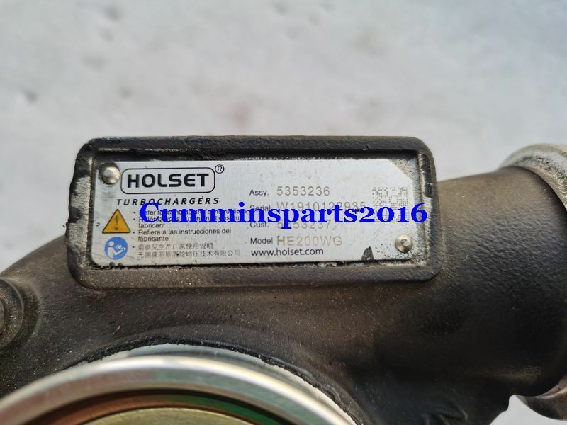 USED GENUINE HOLSET HE200WG 5353236 3789240 CUMMINS ISDe4 4.5L  