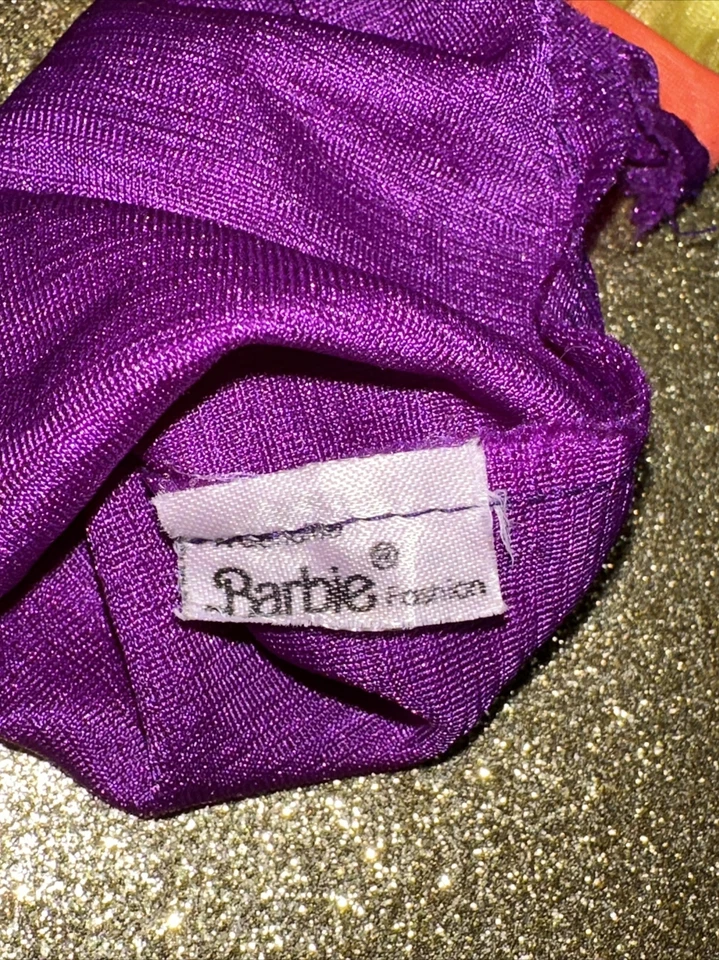 Superstar Barbie era original Fashion Strapless Halter Long Disco Dress Only ⭐️ - Image 4 of 4