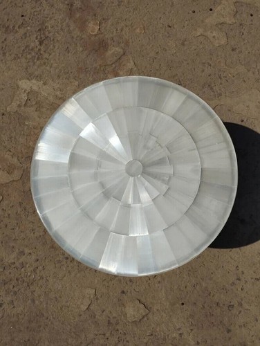 Selenite Stone Round Coffee Table Top, Selenite Stone Console End Luxury Table - Picture 2 of 7