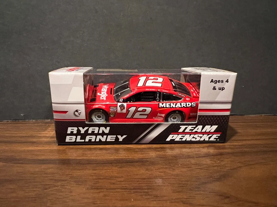 Ryan Blaney 2018 #12 Wrangler PENSKE Ford Fusion 1/64 NASCAR CUP - Image 2 of 3
