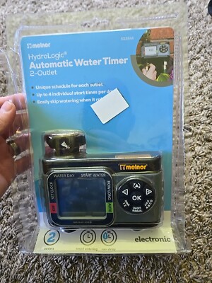 Melnor HydroLogic Digital Electronic Automatic Water Timer 2-Outlet - 5116644